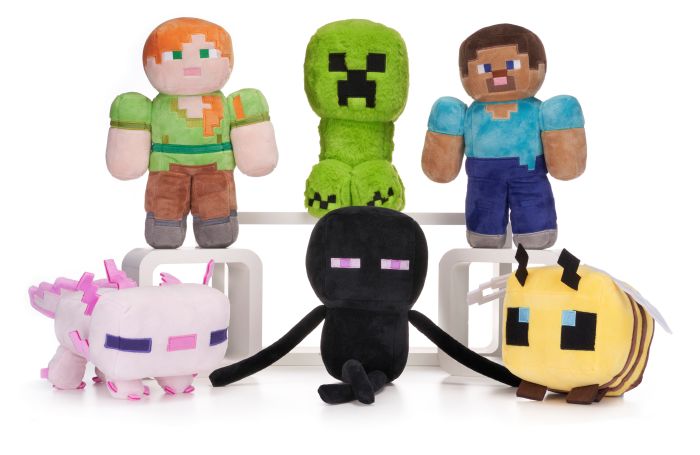 (Mis 3+) MINECRAFT Peluche 30cm 6ass…x48